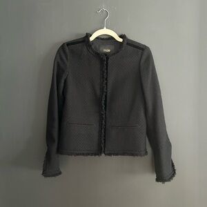 Maje Black Tweed Women's Blazer